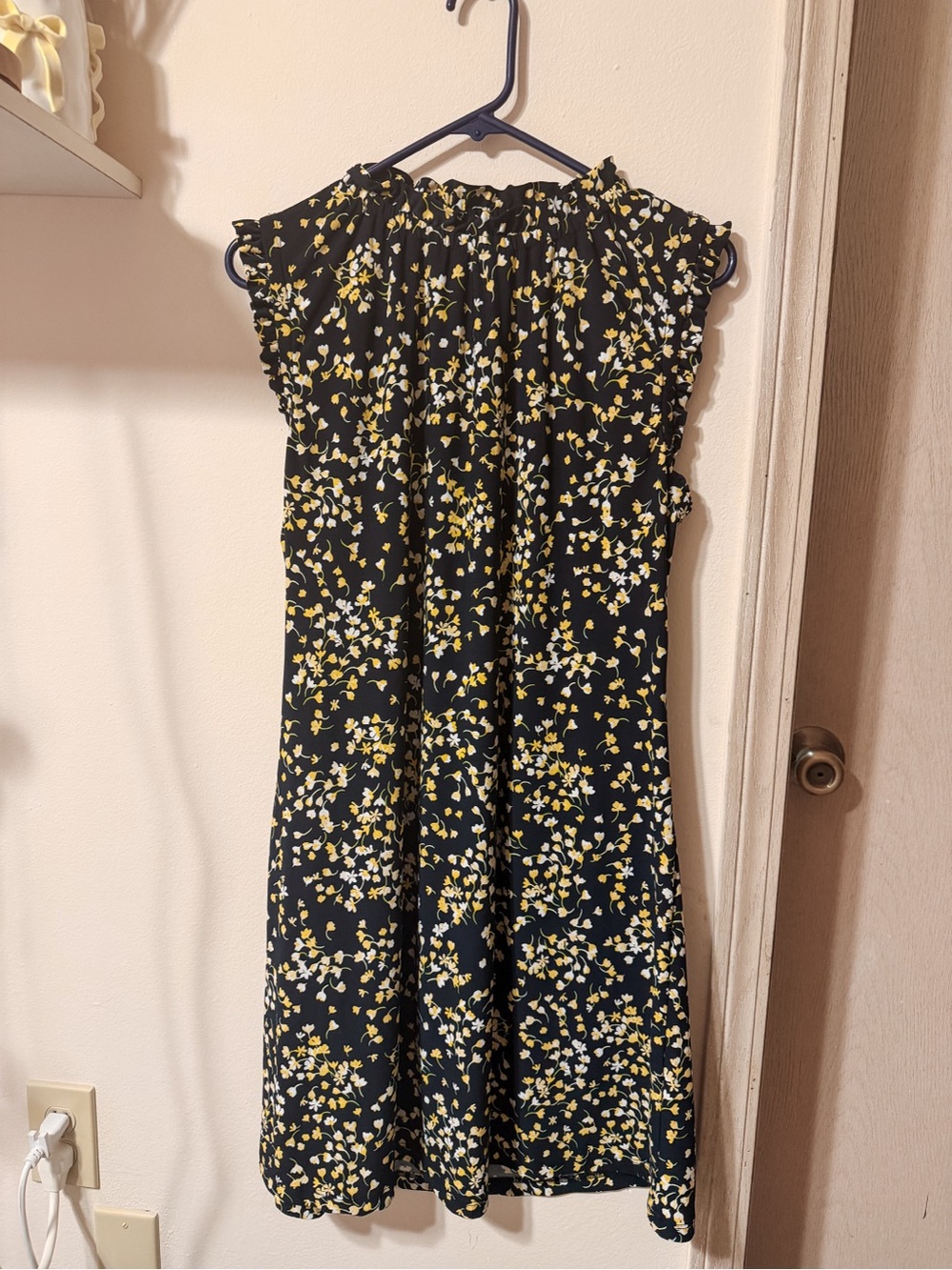 Tommy Hilfiger Sleeveless Ruffle Neck Dress